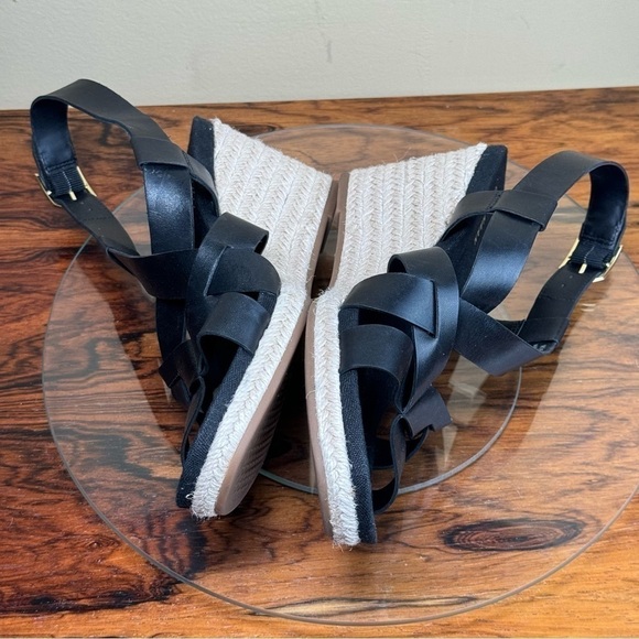 Cole Haan Crystal Women's Leather Wedge Sandals - Picture 13 of 15